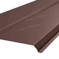 Сайдинг МЕТАЛЛ ПРОФИЛЬ Lбрус-XL-Plus-20х325 (VikingMP E-20-8017-0.5)